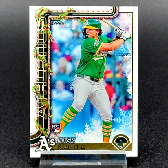 Three 2025 Nick Kurtz RC Talisman, Diamond Marvels, Holiday Athletics - Picture 4 of 7
